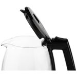 Чайник HomeStar HS-1004 (1,8 л), стекло, пластик, черный