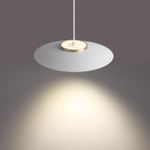 358895 OVER NT22 228 белый/золото Светильник накладной светодиодный, провод 2м IP20 LED 4000К 18W 220-240V PILZ