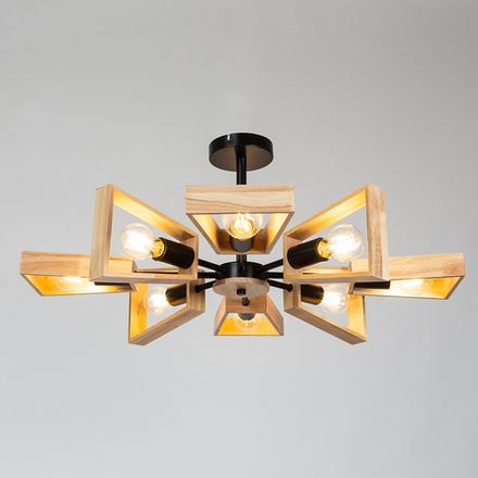 Люстра на штанге Arte Lamp BRUSSELS A8030PL-8BK, 8хE27