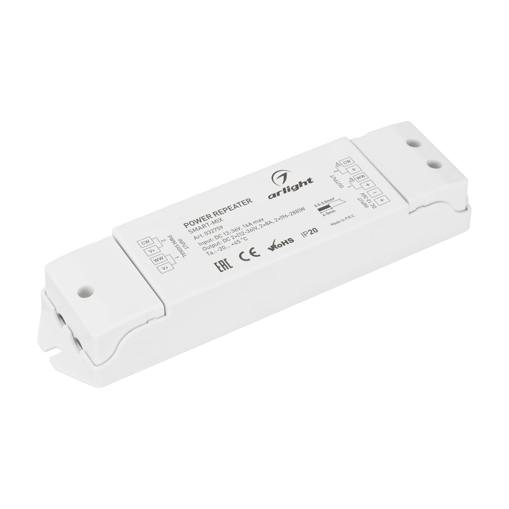 Усилитель SMART-MIX (12-36V, 2x8A) (Arlight, IP20 Пластик, 5 лет) Усилитель SMART-MIX (12-36V, 2x8A) (Arlight, IP20 Пластик, 5 лет)