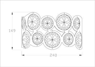 Настенный светильник Arte Lamp SARAH A1062AP-2CC, 2хE14