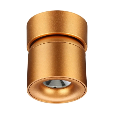 358810 OVER NT21 416 матовое золото Светильник накладной светодиодный IP20 LED 10W 850Лм 4000K 220V GESSO