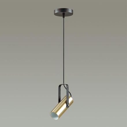 3714/1 MODERNI LN19 162 золотой, чёрный Подвес GU10 LED 1*5W 220V CLAIRE