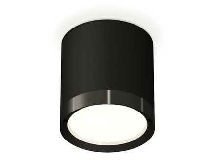 Комплект накладного светильника XS8142002 SBK/PBK черный песок/черный полированный GX53 (C8142, N8113)