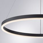 Подвесная люстра Arte Lamp SIREN A2548SP-45BK, 1хLED