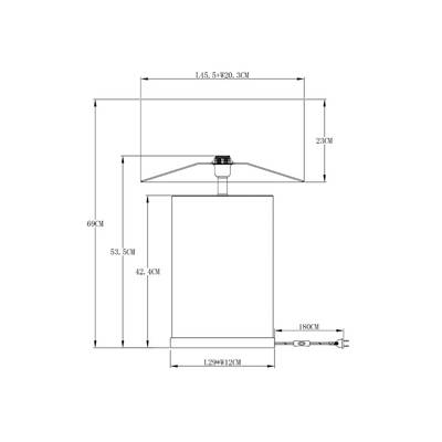 Декоративная настольная лампа Arte Lamp ZULU A5058LT-1PB, 1хE27