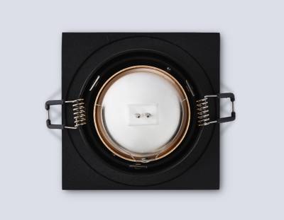 Светильник встраиваемый TN102829 BK/GD черный/золото GU5.3 92*92*50