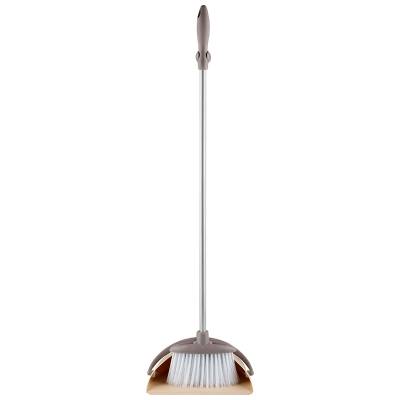 Набор для уборки BROOM: совок откидной и щетка (Минимальная отгрузка 12 шт)