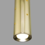 Подвесной светодиодный светильник Bong 12W 4200K золото 50214/1 LED золото