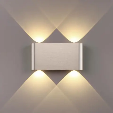 7106/4WL HIGHTECH ODL26 441 светильник матовый никель/металл IP20 LED 4W 3000K 220V MAGNUM