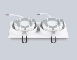 Светильник встраиваемый TN51826/2 WH белый GX53/2 max 15W 215*110*39