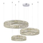 4927/85L L-VISION ODL24 599 хром/металл/хрусталь Люстра LED 85W 4000K 5074Лм PANTA