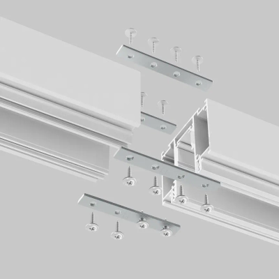 Комплект прямых соединителей для демпферного шинопровода, 4 шт, TRA034D-C-42S. TM Maytoni