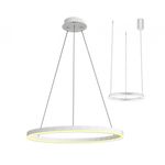 08212,01A(4000K) Подвес Тор белый d40 h150 Led 23W (4000K) 2 типа крепления