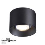 358652 OVER NT21 230 черный Светильник накладной светодиодный IP20 LED 4000К 12W 220V PATERA
