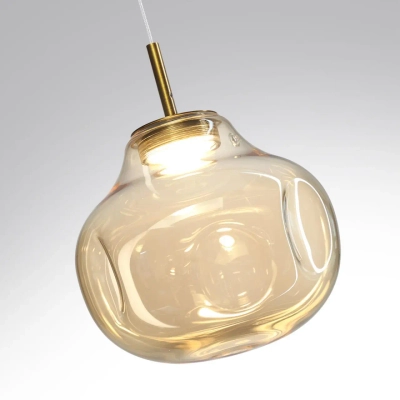 5097/4L PENDANT ODL25 363 античн.бронза/янтарный/металл/стекло Подвес LED 4W 4000K 388Лм VASO
