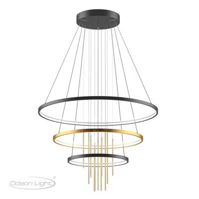 3901/99L L-VISION ODL20 377 золотистый/стекло/металл Подвесной светильник LED 4000K 113W 220V MONICA