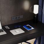 VLS020107 Выключатель встраиваемый VOLTUM S70 двухклавишный 10А, (графит) (ТМ Maytoni)