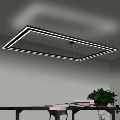 358446 OVER NT20 346 черный Подвесной светильник IP20 LED 40W вниз + 20W вверх 100-277V ITER