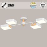 03363-0.3-04 WH+WOOD светильник потолочный