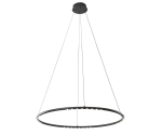 08557-80,19 Подвес диммируемый Магни черный d80 h200 Led 35W (4000K) с пультом ДУ