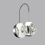 5084/5WL L-VISION ODL25 553 хром/прозрачный/металл/акрил Бра LED 5W 4000K 250Лм JEMSTONE