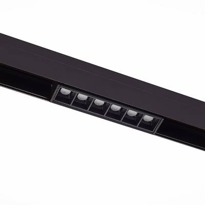 ST361.446.06 Магнитный трековый светильник Черный LED 1*6W 4000K 532Lm Ra&gt;80 36° IP20 L115xW22xH44 48V