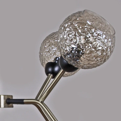 IL0268-8PSQ-79 BK AB светильник потолочный ILLUMICO, E14х8