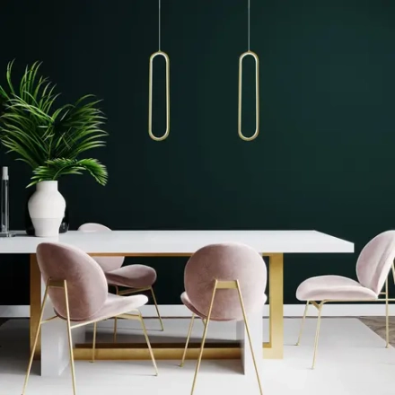 Подвесной светильник 90269/1 черный/золото, LED