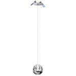 5100/5L L-VISION ODL25 хром/прозрачный/акрил Подвес "2 в 1" LED 5W 4000K 300Лм SONO