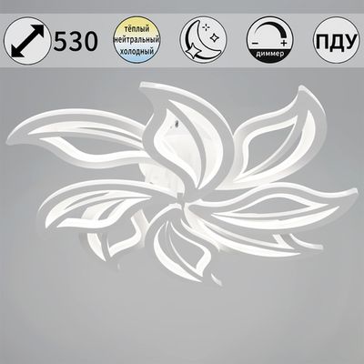 81990-0.3-4+4 WH светильник потолочный