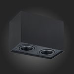 ST109.407.02 Светильник потолочный Мат. черный GU10 2*50W  L181xW100xH123 220V Без ламп