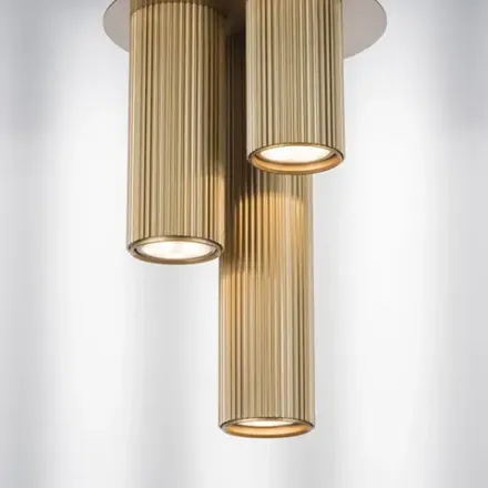 718033 Люстра ROMA 3х28W GU10 (led) CHAMPAGNE GOLD Lightstar