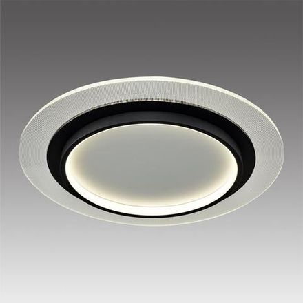 7732/80L MITRA LED SN Светильник металл/акрил/белый/прозрачный/черный LED 80Вт 3000-6000К D480 IP20 пульт ДУ SUNNY