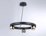 Светильник светодиодный подвесной FL5961 BK/GD черный/золото 4200K 32W D600*1200 (Без ПДУ)
