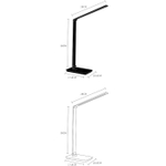 Офисная настольная лампа Arte Lamp EDWARD A5126LT-1WH, 1хLED