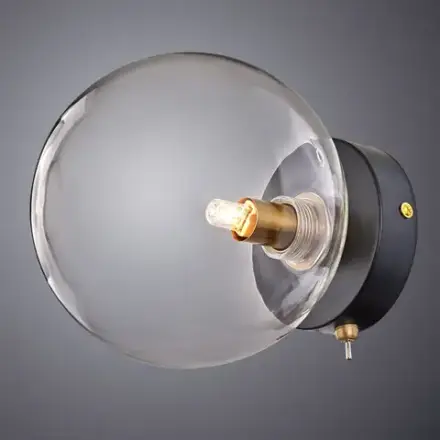 Настенный светильник Arte Lamp VINCENT A7790AP-1BK, 1хG9