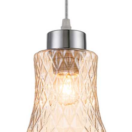 Подвесной светильник Escada 10193/1S E27*40W Chrome/Amber