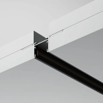 Шинопровод 1м встраиваемый под ГКЛ 12,5мм Basity, черный, TRX172-121B. TM Maytoni