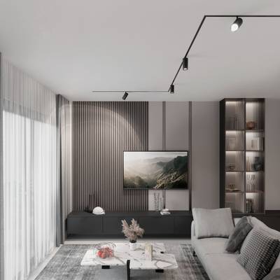 Slim Magnetic Трековый светильник  R02 12W 4200K черный 85012/01