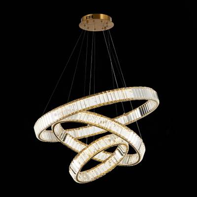 SL1622.303.03 Люстра подвесная ST-Luce Латунь/Прозрачный LED 1*122W 4000K