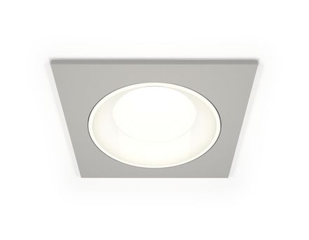 Комплект встраиваемого светильника XC7633060 SGR/SWH серый песок/белый песок MR16 GU5.3 (C7633, N7020)