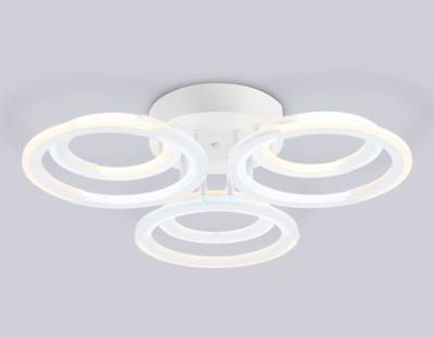 Светильник светодиодный потолочный FA8943/3+3 WH белый 79W 3000-6000K D580*120 (ПДУ ИК)