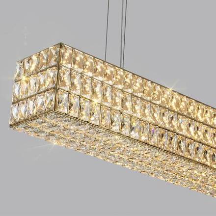 4926/60L L-VISION ODL24 481 золото/металл/хрусталь Люстра LED 60W 4000K 3269Лм PANTA