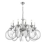 8032/10 CLASSI LN25 20 хром, металл/хрусталь Люстра подвесная Е14 10*40W 220V LAOKA