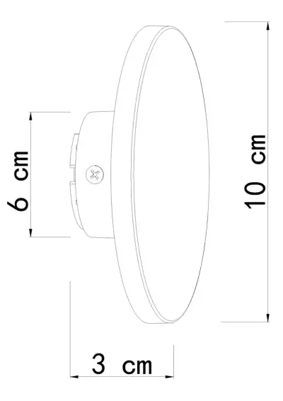 Фасадный светильник Arte Lamp NIMBO A4403AL-1BK, 1хLED