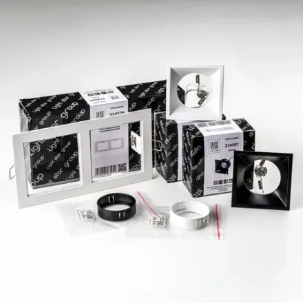 D5260607WBMOD Светильник DOMINO QUADRO под LED модуль/лампу МR16 (214526+214506+214507+214006+214007)