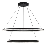 SL1018.403.02 Светильник подвесной ST-Luce черный/прозрачный LED 2*96W 4000K