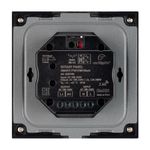 Панель SMART-P37-DIM-IN Black (230V, 1.2A, TRIAC, Rotary, 2.4G) (Arlight, IP20 Пластик, 5 лет)