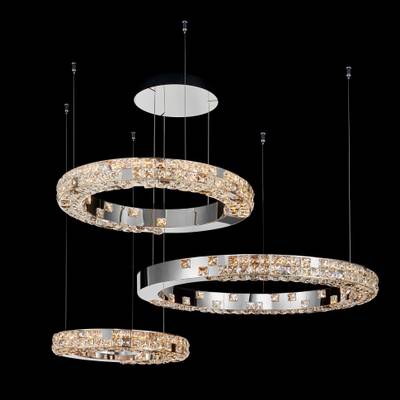 Люстра подвесная Elegance Chrome FL1148-30P, LED